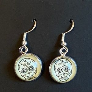 CS Abra Cadaver 12mm earrings STERLING SILVER ear